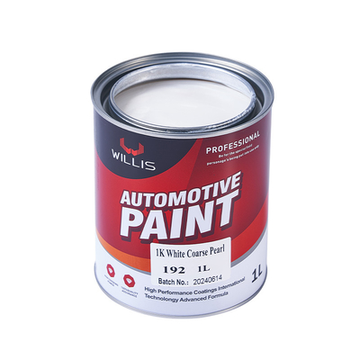 OEM 1K μεταλλική χρωστική λευκή μαργαριταρένια χρώμα αυτοκινήτων χρώμα αυτοκινήτων χρώμα αραιότερος χρώμα κορυφαίο παλτό