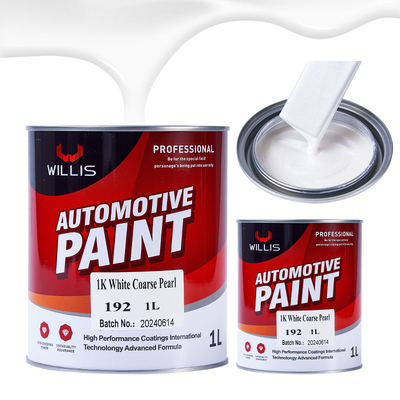OEM 1K μεταλλική χρωστική λευκή μαργαριταρένια χρώμα αυτοκινήτων χρώμα αυτοκινήτων χρώμα αραιότερος χρώμα κορυφαίο παλτό