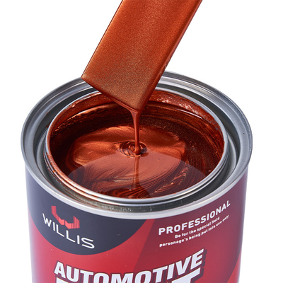 Φαρμακευτική προμήθεια Ακρυλική λάκα 1K Basecoat Μαργαριτάρι Πίνακα αυτοκινήτου 1K Copper Pearl OEM Διαθέσιμη αυτοματοποιημένη επεξεργασία Πίνακα αυτοκινήτου