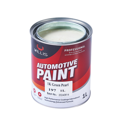 1K Basecoat Pearlescent Πίνακα αυτοκινήτου 1K Green Pearl Acrylic Lacquer Πίνακα αυτοκινητοβιομηχανίας