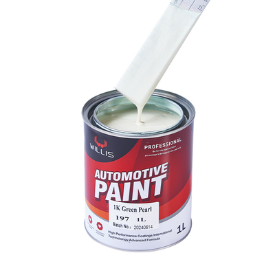 1K Basecoat Pearlescent Πίνακα αυτοκινήτου 1K Green Pearl Acrylic Lacquer Πίνακα αυτοκινητοβιομηχανίας