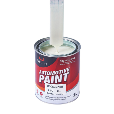 1K Basecoat Pearlescent Πίνακα αυτοκινήτου 1K Green Pearl Acrylic Lacquer Πίνακα αυτοκινητοβιομηχανίας