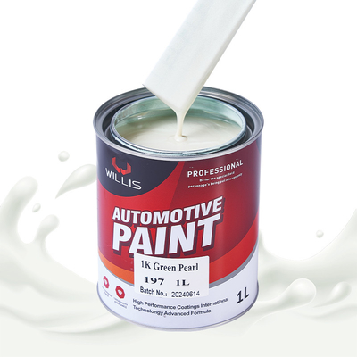 1K Basecoat Pearlescent Πίνακα αυτοκινήτου 1K Green Pearl Acrylic Lacquer Πίνακα αυτοκινητοβιομηχανίας