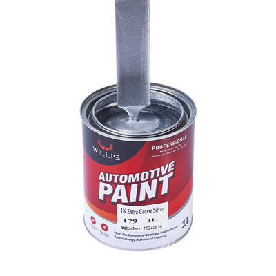 1L / 4L Glitter Ακρυλική μπογιά, Αλουμινίου σκόνη Bright Silver Πίνακα αυτοκινήτου 1K Extra Coarse Silver