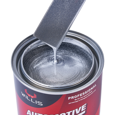 1L / 4L Glitter Ακρυλική μπογιά, Αλουμινίου σκόνη Bright Silver Πίνακα αυτοκινήτου 1K Extra Coarse Silver