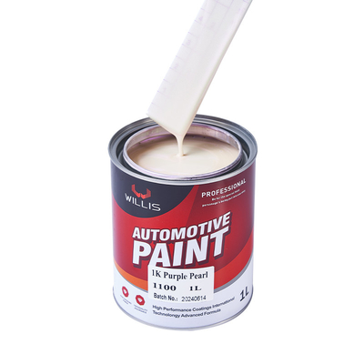 Αυτοκινητοβιομηχανική ανθεκτική στα καιρικά φαινόμενα 1K μωβ μαργαριταρένια βαφή αυτοκινήτου με καθαρό στρώμα και σκληροποιητή