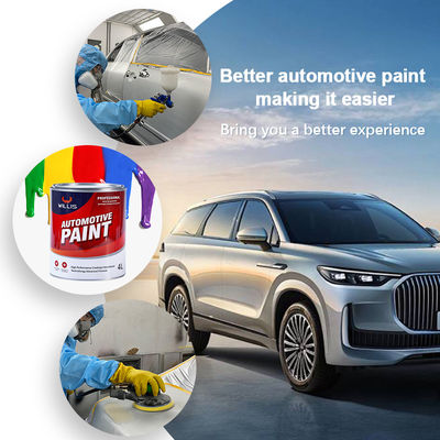 Γρήγορη ξήρανση 2K Solid Auto Body Metal Filler Deep Emerald Green Flat Black 2k Πίνακα ψεκασμού 2k Topcoat