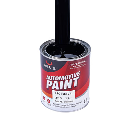 Fast Drying Black 2K Acrylic Paint for Spray Application in 1L/4L/20L Sizes