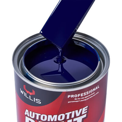 Φαρμακευτικές προμήθειες WILLIS 2K Greenlish Blue Car Paint υγρή επικάλυψη Αυτοκινητοβιομηχανίας Top Coat Ακρυλική ρητίνη basecoat για πλαστική επικάλυψη