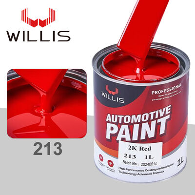 WILLIS 213 2K Ακρυλικό χρώμα ψεκασμού υγρό υψηλής λάμψης Επικάλυψη χρώματος αυτοκινήτου για επισκευή