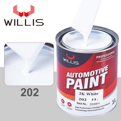 WILLIS 202 2K Ακρυλική Ρητίνη Αυτοκινήτου Επιστρώσεις - Επιλογές Πολλαπλών Χρωμάτων Εφαρμογή Ψεκασμού Περιλαμβάνει Διαλυτικό Βαφής