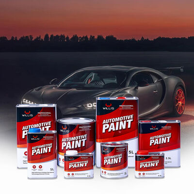 WILLIS Μεικτή ακρυλική ρητίνη 2K Automotive & Boat Paint υγρή επίστρωση χρώμα ψεκασμού με πλαστική επίστρωση