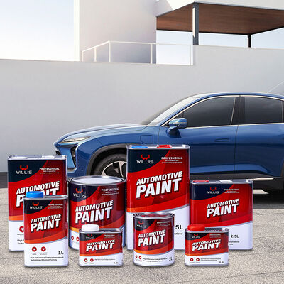 WILLIS 2K Acrylic Resin Solid Color Car Refinish Paint for Automotive & Metal Repair Spray Application Liquid Coating