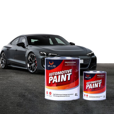 WILLIS 2K Acrylic Resin Solid Color Car Refinish Paint for Automotive & Metal Repair Spray Application Liquid Coating