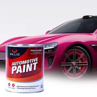 WILLIS Industrial 2K Solid Color Acrylic Car Body Paint with Pigment OEM Code Spray Application Liquid Coating (Model 206)