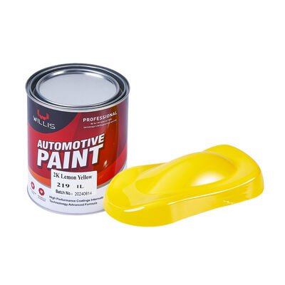 Factory Direct 2K Lemon Yellow Auto Refinish Coating Good Price Supplies Car Boat Repair Paint Acrylic Liquid Coating Spray