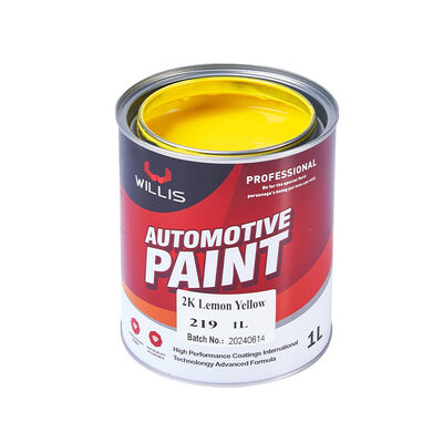 Factory Direct 2K Lemon Yellow Auto Refinish Coating Good Price Supplies Car Boat Repair Paint Acrylic Liquid Coating Spray