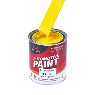 Factory Direct 2K Lemon Yellow Auto Refinish Coating Good Price Supplies Car Boat Repair Paint Acrylic Liquid Coating Spray
