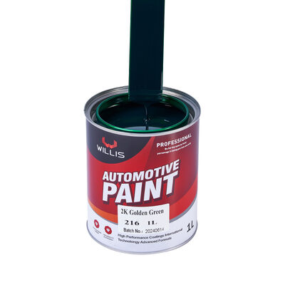 2K Golden Green Automotive Coating Paint Multiple Colors Available for Auto Repair Basecoat Refinish Acrylic Two-Component Paint