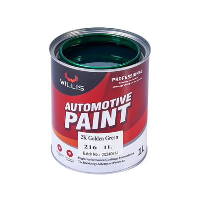 Hot Selling 2K Golden Green Automotive Car Paint Multiple Colors Available Basecoat Refinish Coating Paint Auto Repair Paint