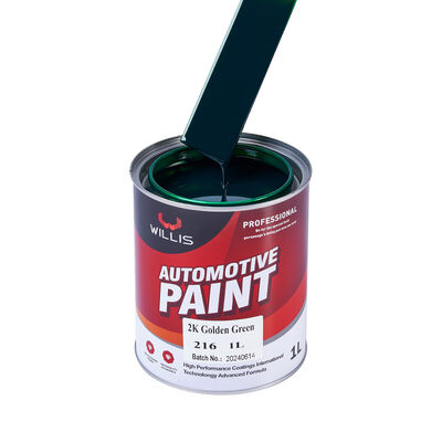 Hot Selling 2K Golden Green Automotive Car Paint Multiple Colors Available Basecoat Refinish Coating Paint Auto Repair Paint