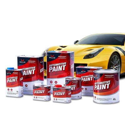 Factory Direct Sales 1K Medium Yellow One-Component Acrylic Resin Liquid Car Repair Paint Ultra-Low Price Spray Coating & Paint