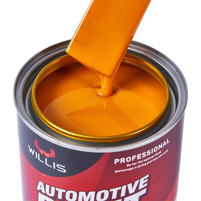 Willis 1K Basecoat Auto Refinish Car Paint Σκληρό χρώμα 1K 2K Ακρυλική κάλυψη ρητίνης Διαφανής κίτρινη χρώση επισκευής αυτοκινήτων Κίνα