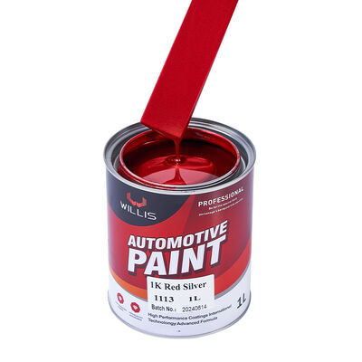 Automotive Repair 1K Silver Paint Factory Supply Automotive Thinner One Component Acrylic Resin Liquid Coating Plastic Coating