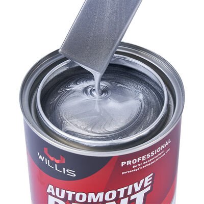 Silver Car Paint Metallic Body Paint with Standard Car Paint Thinner Liquid Acrylic Coating for Car Painting