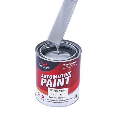 China Customizable 1K Silver Car Paint Ultra-Low Priced Acrylic Resin Metal Repair Coating Multiple Colors for Car Spraying