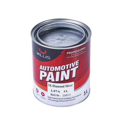 Industrial Spray Plastic Paint for Automotive Repair 1K Acrylic Silver Resin Liquid Coating Best Auto Car Paint