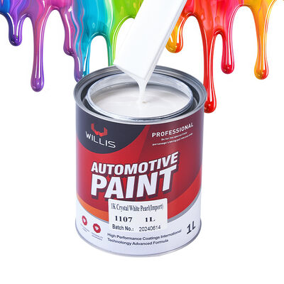 WILLIS Factory Supply 1K Crystal White Pearl Acrylic Resin Spray Liquid Coating for Car Paint and Plastic Coating