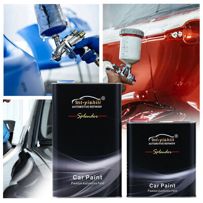 1K Orange Red Factory Supply All Auto Body Supplies: Epoxy Primer, Car Paint, Acrylic Varnish, Thinner | with Body Putty