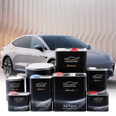 Car Paint 1K Silver Acrylic Coating for Automotive Repair, Factory Supply with Thinner | One Component & Body Filler