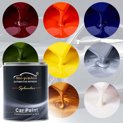 Car Paint 1K Silver Acrylic Coating for Automotive Repair, Factory Supply with Thinner | One Component & Body Filler