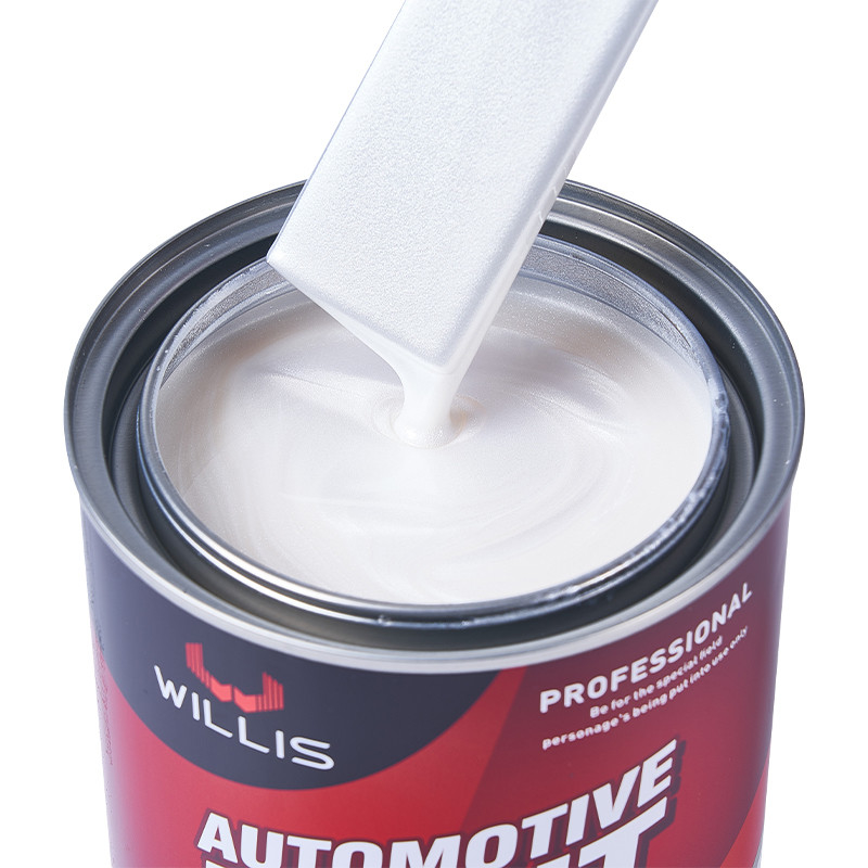 OEM 1K μεταλλική χρωστική λευκή μαργαριταρένια χρώμα αυτοκινήτων χρώμα αυτοκινήτων χρώμα αραιότερος χρώμα κορυφαίο παλτό