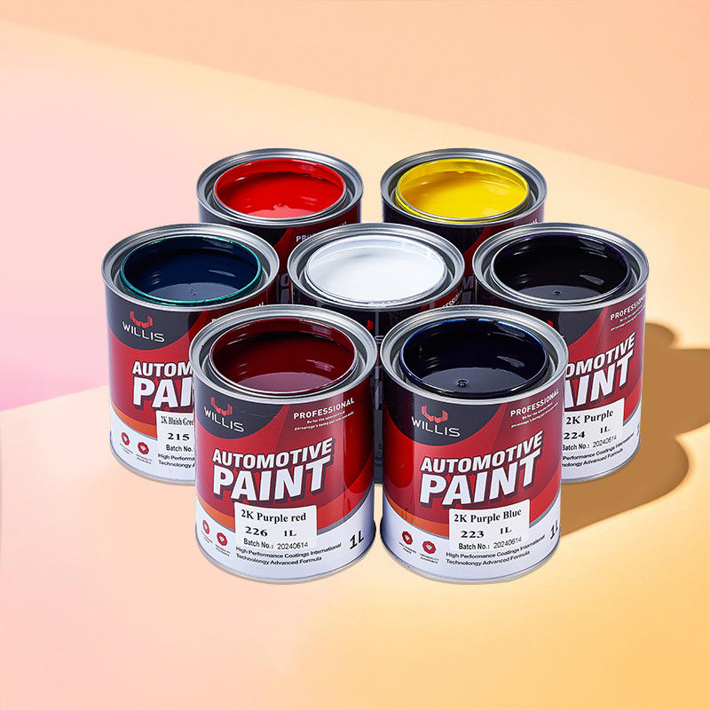 Γρήγορη ξήρανση 2K Solid Auto Body Metal Filler Deep Emerald Green Flat Black 2k Πίνακα ψεκασμού 2k Topcoat