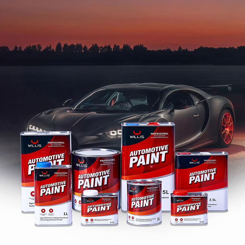 WILLIS Μεικτή ακρυλική ρητίνη 2K Automotive & Boat Paint υγρή επίστρωση χρώμα ψεκασμού με πλαστική επίστρωση