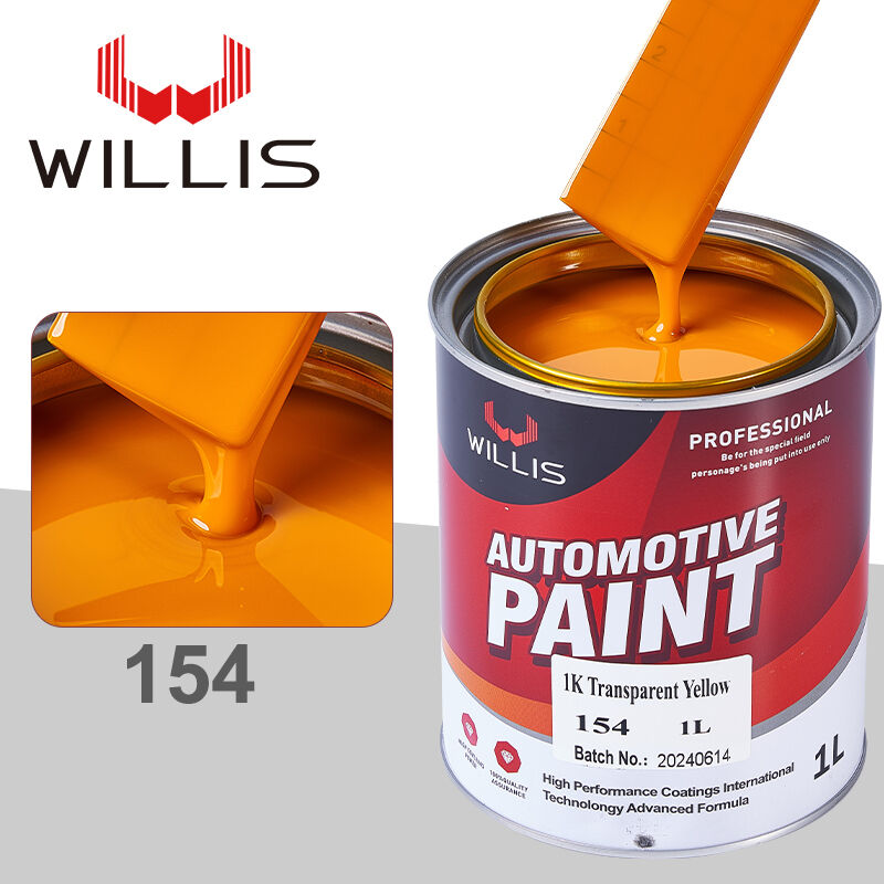 WILLIS 1K Basecoat Automotive Acrylic Spray-On Coating for Car Boat Refinish Plastic Coating Model 154 υγρό με βάση τα χρωστικά