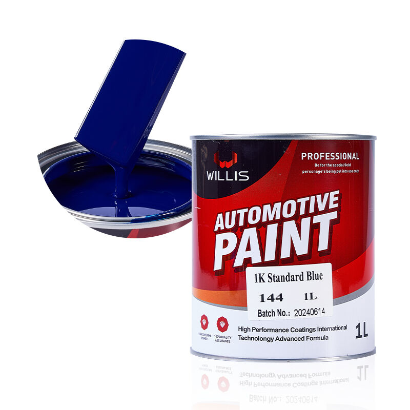 Φαρμακευτική βαφή 1K Ultra-low price Blue Single-Component Acrylic Resin υγρή επισκευή αυτοκινήτων χρώμα