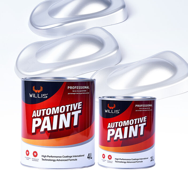 High Quality 1K Silver Metallic Car Paint Clear Coat Acrylic Resin Body Filler and Thinner for Car Body Repair &car Repair Paint